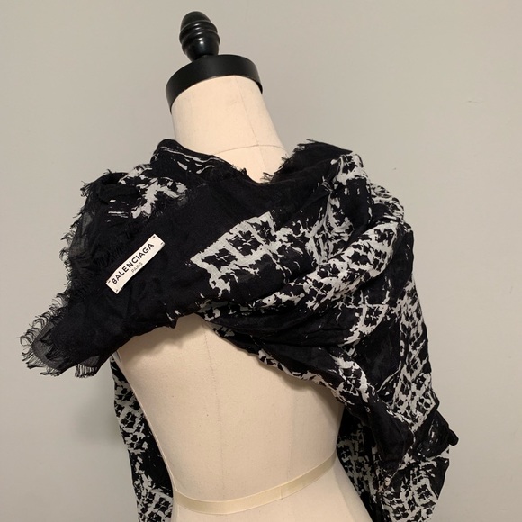 Balenciaga Silk Scarf - Picture 1 of 2
